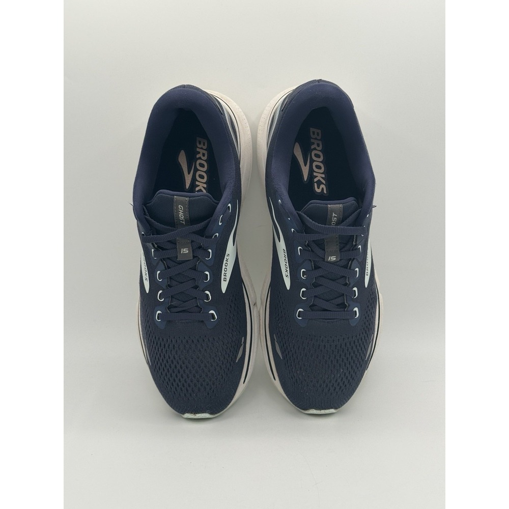 Brooks Ghost 15 Dark Blue Atheletic Running Shoes 1203801B450 Women's Size 10.5 - Picture 7 of 9
